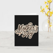 Mooi moedersdag speech kostuum kaart (Gele Bloem)