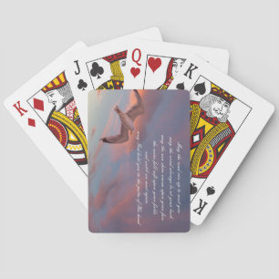 Mooi "Moge de weg opstaan om je te ontmoeten" gedi Pokerkaarten