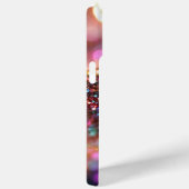 Mooi Monogram Glitter Regenboog Glamoureus Case-Mate iPhone Case (Achterkant / Rechts)