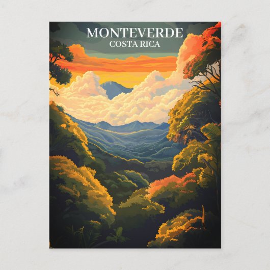 Mooi Monteverde Cloud Forest Costa Rica Briefkaart (Voorkant)