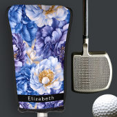 Mooi Mooi Blauwe Pioen Personalized Golfheadcover
