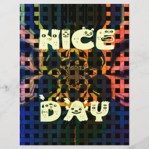 Mooi mooi hebben een mooie dag tekst print vector
