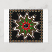 Mooi mooi kenya cultureel motief geometrisch briefkaart (Voorkant)