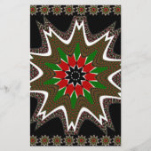 Mooi mooi kenya cultureel motief geometrisch briefpapier (Voorkant)