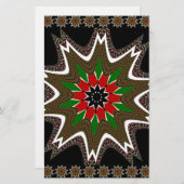 Mooi mooi kenya cultureel motief geometrisch briefpapier (Voorkant / Achterkant)