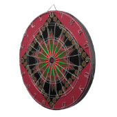 Mooi mooi kenya cultureel motief geometrisch dartbord (Voorkant Rechts)