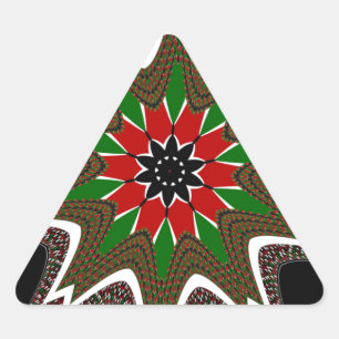 Mooi mooi kenya cultureel motief geometrisch sticker