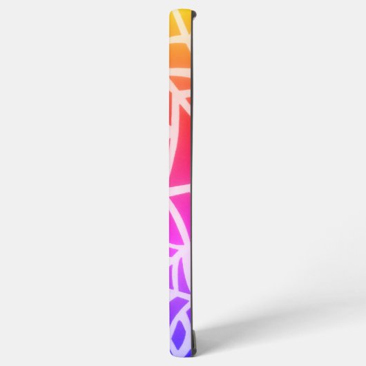 Mooi mooi, mooi, kleurrijk, spin-wit web samsung galaxy hoesje (Linkerkant)