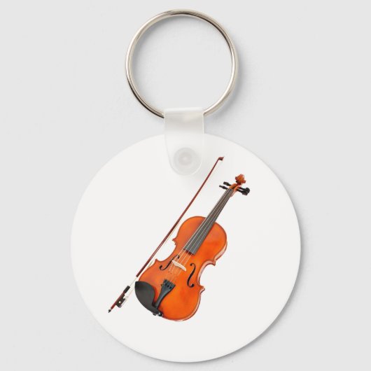 Mooi muziekinstrument Viola Sleutelhanger (Voorkant)