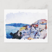 Mooi Mykonos Griekenland Panorama Uitzicht  Briefkaart (Voorkant)