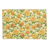 Mooi naadloos patroon van gele rozen kussensloop (Voorkant)