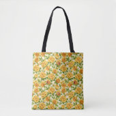 Mooi naadloos patroon van gele rozen tote bag (Voorkant)