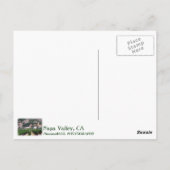 Mooi Napa Valley Briefkaart! Briefkaart (Achterkant)