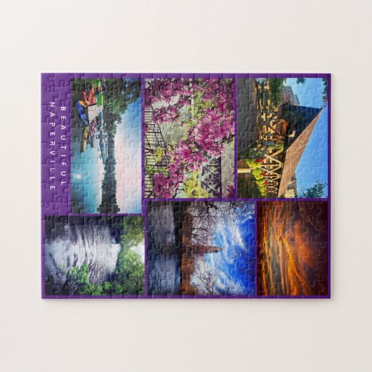 Mooi Naperville - Scenes rond de stad Legpuzzel (Horizontaal)