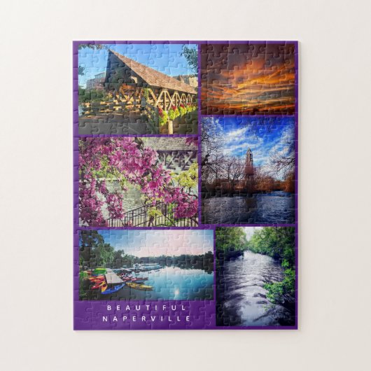 Mooi Naperville - Scenes rond de stad Legpuzzel (Verticaal)