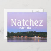 Mooi Natchez, MS under the Hill Briefkaart (Voorkant / Achterkant)