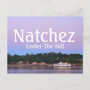 Mooi Natchez, MS under the Hill Briefkaart