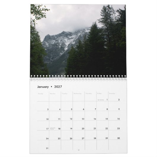 Mooi Nationaal Park Calendar Kalender (Jan 2027)