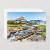 Mooi Nationaal Park Glacier, Montana Briefkaart (Voorkant / Achterkant)