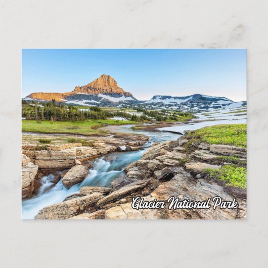 Mooi Nationaal Park Glacier, Montana Briefkaart (Voorkant)