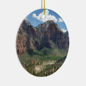 Mooi nationaal park Zion Keramisch Ornament (Rechts)