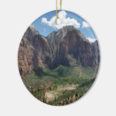 Mooi nationaal park Zion Keramisch Ornament (Links)