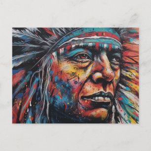 Mooi Native American Briefkaart