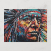 Mooi Native American Briefkaart (Voorkant)