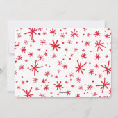 Mooi, Naughty... Funny Kerstfeestay-fotokaart Feestdagenkaart (Achterkant)