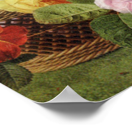 Mooi Nederlands, gemengde bloemen nog leven Poster (Hoek)