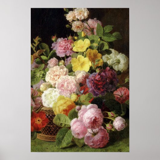 Mooi Nederlands, gemengde bloemen nog leven Poster (Voorkant)