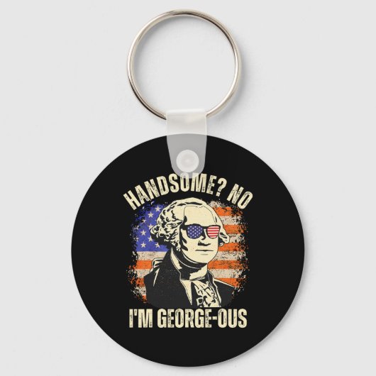 Mooi Nee ik ben George Washington 4e van Sleutelhanger (Voorkant)