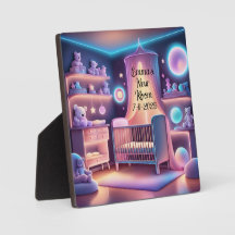 Mooi neon naam voor baby's nieuwe kinderkamer 