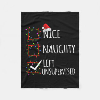 Mooi nicht links zonder toezicht kerstlijstfinanci fleece deken