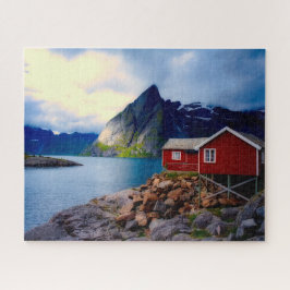 Mooi Noors Rode Huis Legpuzzel