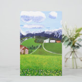 Mooi Noorwegen Briefpapier (Staand voorkant)