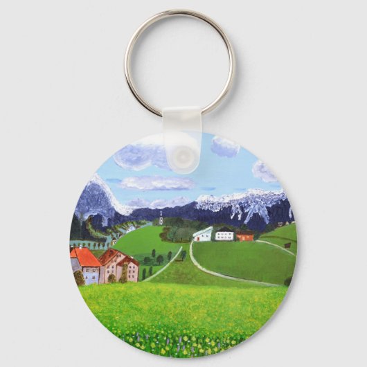 Mooi Noorwegen Sleutelhanger (Voorkant)