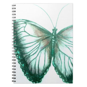 Mooi Notitieboek met vlinder
