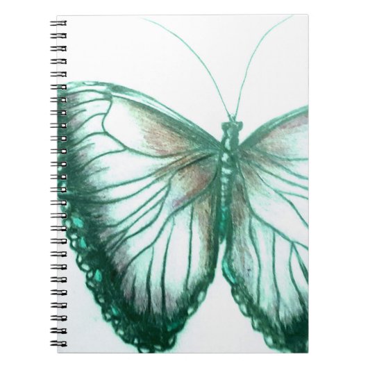 Mooi Notitieboek met vlinder (Voorkant)
