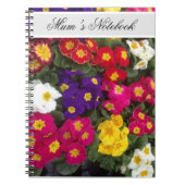 Mooi Notitieboek voor bloemen van heldere Polyanth (Voorkant)