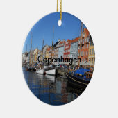 Mooi Nyhavn, Kopenhagen in Denemarken Keramisch Ornament (Rechts)
