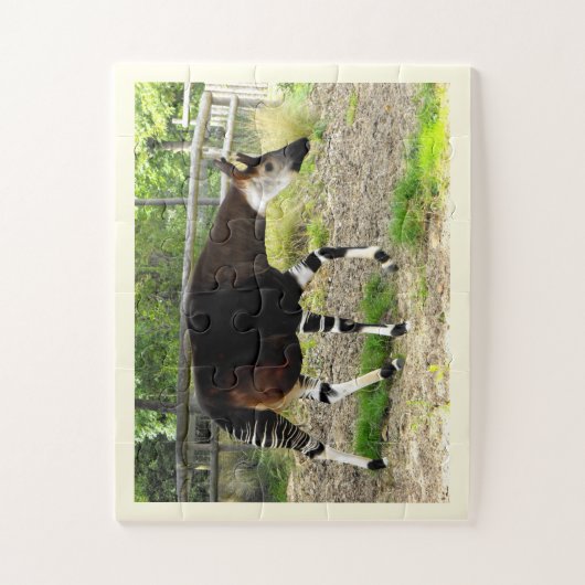Mooi Okapi Legpuzzel (Verticaal)
