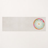 Mooi Om Lotus Mandala Yogamat (Voorkant (horizontaal))