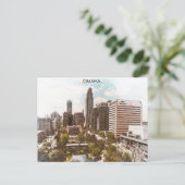 Mooi Omaha Nebraska City Uitzicht Briefkaart (Staand voorkant)