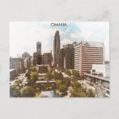 Mooi Omaha Nebraska City Uitzicht Briefkaart (Voorkant)