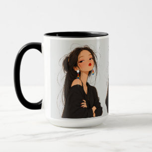 Mooi & Onaangedaan Esthetisch Trio Meisjes Koffiem Mok