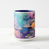 Mooi Onderwater Zee Uitzicht Mok (Midden)