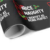 Mooi ondeugend Ik identificeer me als perfect Kers Cadeaupapier (Rol Hoek)