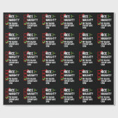 Mooi ondeugend Mijn bloedsuiker was laag Diabetes  Cadeaupapier (Vlak)