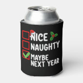 Mooi ondeugend misschien volgend jaar Kerstman Ker Blikjeskoeler (Blikje Voorkant)